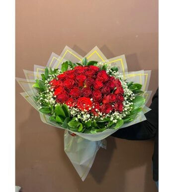 41 Adet Kırmızı Gül Buketi
