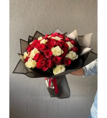 Kırmızı & Beyaz Gül