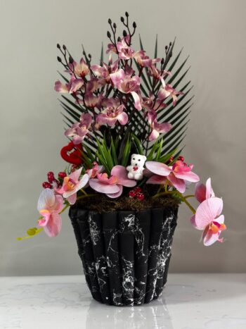 Saksıda Yapay Çiçek-3