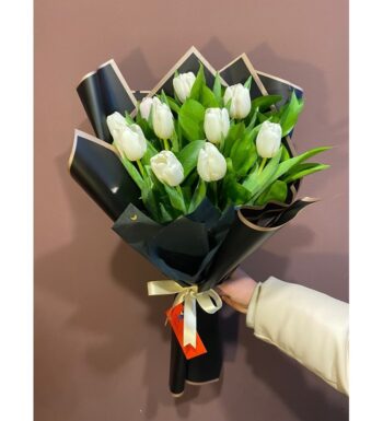 Beyaz Lale Buketi