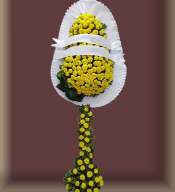 Sarı Cinyeli Açılış/Düğün Çelenk