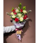 Kırmızı & Beyaz Gül Buketi