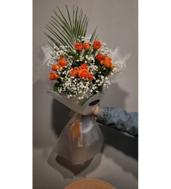 Turuncu Çardak Gül Buketi