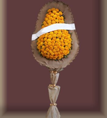 Kraft Kenarlı Cinya Ayaklı Sepet